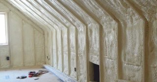 Утепление мансарды ППУ в Минеральных Водах - от 798 руб/кв м.